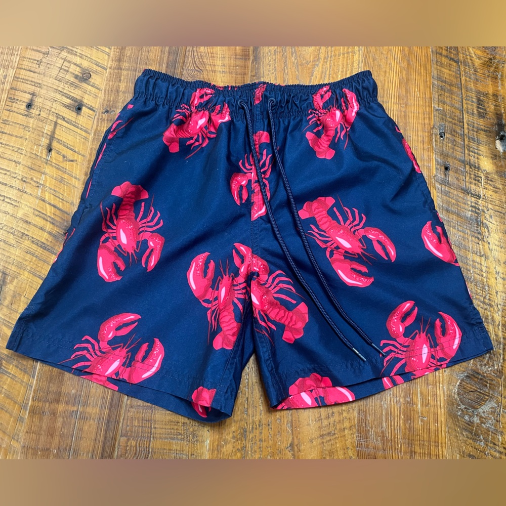 Crawfish Print Swim Trunks Size Small